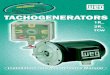 WEG Tachogenerator Manual English
