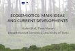 ECOSEMIOTICS: MAIN IDEAS AND CURRENT DEVELOPMENTS Kalevi Kull, Timo Maran Department of Semiotics, University of Tartu