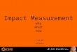 Impact Measurement why what how 9-14-09 Atlanta. Today Imperatives Questions Why Now? Significant Challenges Breakthroughs in the field CARE’s Long-Term