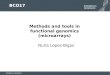Nuria Lopez-Bigas Methods and tools in functional genomics (microarrays) BCO17