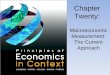 Chapter Twenty: Macroeconomic Measurement: The Current Approach