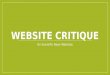 WEBSITE CRITIQUE On Scientific News Websites. IFLSCIENCE.com