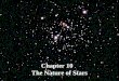 Chapter 10 The Nature of Stars. What do you think? What color are stars? Are most stars isolated from other stars, like the Sun?