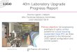 LIGO- G020337-00-R 40m Progress, LSC meeting, 8/021 40m Laboratory Upgrade Progress Report Dennis Ugolini, Caltech 40m Technical Advisory Committee LIGO-G020337-00-R