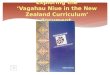Exploring the ‘Vagahau Niue in the New Zealand Curriculum’ document