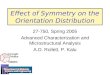 Effect of Symmetry on the Orientation Distribution 27-750, Spring 2005 Advanced Characterization and Microstructural Analysis A.D. Rollett, P. Kalu