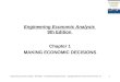Engineering Economic Analysis - 9th Edition Newnan/Eschenbach/Lavelle Copyright 2004 by Oxford University Press, Inc.1 Engineering Economic Analysis 9th