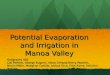 Potential Evaporation and Irrigation in Manoa Valley Geography 405 Liat Portner, George Bugarin, Alexa Grinpas,Henry Pascher, Nicole Miller, Maeghan Castillo,