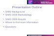 Www.  Presentation Outline SIMD Background SIMD 2009 Methodology SIMD 2009 Results Where to find more information Questions