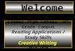 Welcome Conroe High School -9 th Grade Campus Reading Applications / Study Skills Creative Writing 2015-2016