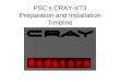 PSC’s CRAY-XT3 Preparation and Installation Timeline