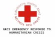 GRCS EMERGENCY RESPONSE TO HUMANITARIAN CRISIS. BRIEF INTRODUCTION  Russian invasion  Conflict in Georgia on the territories adjacent to South Osetia