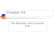 Chapter 24 The Mesozoic and Cenozoic Eras. Cover Mesozoic Era Jacks Three