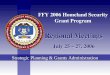 FFY 2006 Homeland Security Grant Program July 25 – 27, 2006 Strategic Planning & Grants Administration Regional Meetings