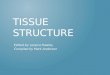 TISSUE STRUCTURE Edited by: Jessica Hawley Compiled by Mark Anderson