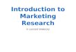 Introduction to Marketing Research © Leonard Walletzký