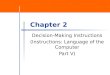Chapter 2 Decision-Making Instructions (Instructions: Language of the Computer Part V)
