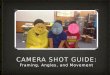 CAMERA SHOT GUIDE: Framing, Angles, and Movement