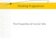 Healing Fragrances The Properties of Carrier Oils