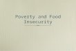 Poverty and Food Insecurity. Poverty in Wisconsin