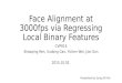 Face Alignment at 3000fps via Regressing Local Binary Features CVPR14 Shaoqing Ren, Xudong Cao, Yichen Wei, Jian Sun 2015.10.02 Presented by Sung Sil Kim