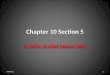 Chapter 10 Section 5 A Nation Divided Against Itself 12/14/20151