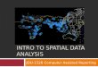 INTRO TO SPATIAL DATA ANALYSIS JOU-1526 Computer Assisted Reporting