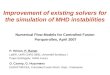 Improvement of existing solvers for the simulation of MHD instabilities Numerical Flow Models for Controlled Fusion Porquerolles, April 2007 P. Hénon,
