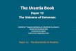 The Urantia Book Paper 12 The Universe of Universes Paper 11 - The Eternal Isle of Paradise