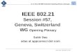 21-13-0121-00-0000-Session#57-Opening_Plenary_Notes.ppt IEEE 802.21 Session #57, Geneva, Switzerland WG Opening Plenary Subir Das, Chair 802.21 WG Subir