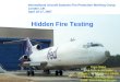 Hidden Fire Testing Dave Blake FAA Technical Center Atlantic City Airport, NJ. 08405 Phone: 609-485-4525 email: dave.blake@faa.gov International Aircraft