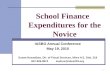 1 School Finance Expenditures for the Novice IASBO Annual Conference May 19, 2010 Susan Husselbee, Dir. of Fiscal Services, Niles H.S. Dist. 219 847.626.3974
