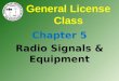 General License Class Chapter 5 Radio Signals & Equipment