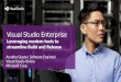 Anubha Gupta | Software Engineer Visual Studio Online Microsoft Corp. Visual Studio Enterprise Leveraging modern tools to streamline Build and Release