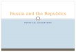 PHYSICAL GEOGRAPHY Russia and the Republics. Landforms and Resources Russia and the Republics take up a huge land area  Russia is the largest country