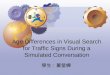 Age Differences in Visual Search for Traffic Signs During a Simulated Conversation 學生：董瑩蟬