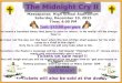 The Midnight Cry II Massaponax High School Auditorium Saturday, December 19, 2015 Time: 4:00 PM Cost: $10.00 per person Tickets on sale now!!! For tickets