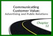 Communicating Customer Value: Communicating Customer Value: Advertising and Public Relations Chapter 12