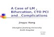 A Case of LM, Bifurcation, CTO PCI and … Complications Jingyu Hang Shanghai Jiaotong University Sixth Hospital CIT 2010 BEIJING