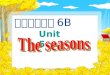 Unit 5 牛津小学英语 6B 4 seasons spring summer autumn winter