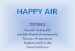 HAPPY AIR Anusha Andapally Anvitha Banakal Sadananda Manasa Patapatnam Raghuvamshi Gelle Sonal Kulkarni TEAM 5