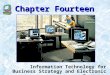 Chapter Fourteen Information Technology for Business Strategy and Electronic Commerce