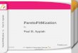 PowerPoint chart object 12/18/2015An "Appiah & Associates International " presentation ParetoPitMization By Paul B. Appiah Frontcover ParetoPitMization