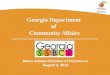 _______________________________ Georgia Department of Community Affairs Metro Atlanta Chamber of Commerce August 2, 2012