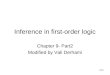1/19 Inference in first-order logic Chapter 9- Part2 Modified by Vali Derhami