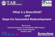What is a Brownfield? and Steps for Successful Redevelopment Blase Leven Technical Assistance to Brownfields (TAB) Program Kansas State University October,