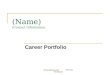 Www.  Marsha Threlkeld (Name) (Contact Information Career Portfolio