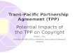 Trans-Pacific Partnership Agreement (TPP) Potential Impacts of the TPP on Copyright Krista L. Cox, Director of Public Policy Initiatives, Association of