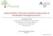 Implementation of Precision Medicine Approaches in Intrahepatic Cholangiocarcinoma CCF Grantee Webinar Series I 10-26-15 Daniela Sia, PhD Icahn School