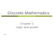 Discrete Mathematics Chapter 1 Logic and proofs 12/20/20151